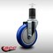 Service Caster 5'' SS Blue Poly Wheel Swivel 1-5/8'' Expanding Stem Caster SCC-SSEX20S514-PPUB-BLUE-158 - alternate 3